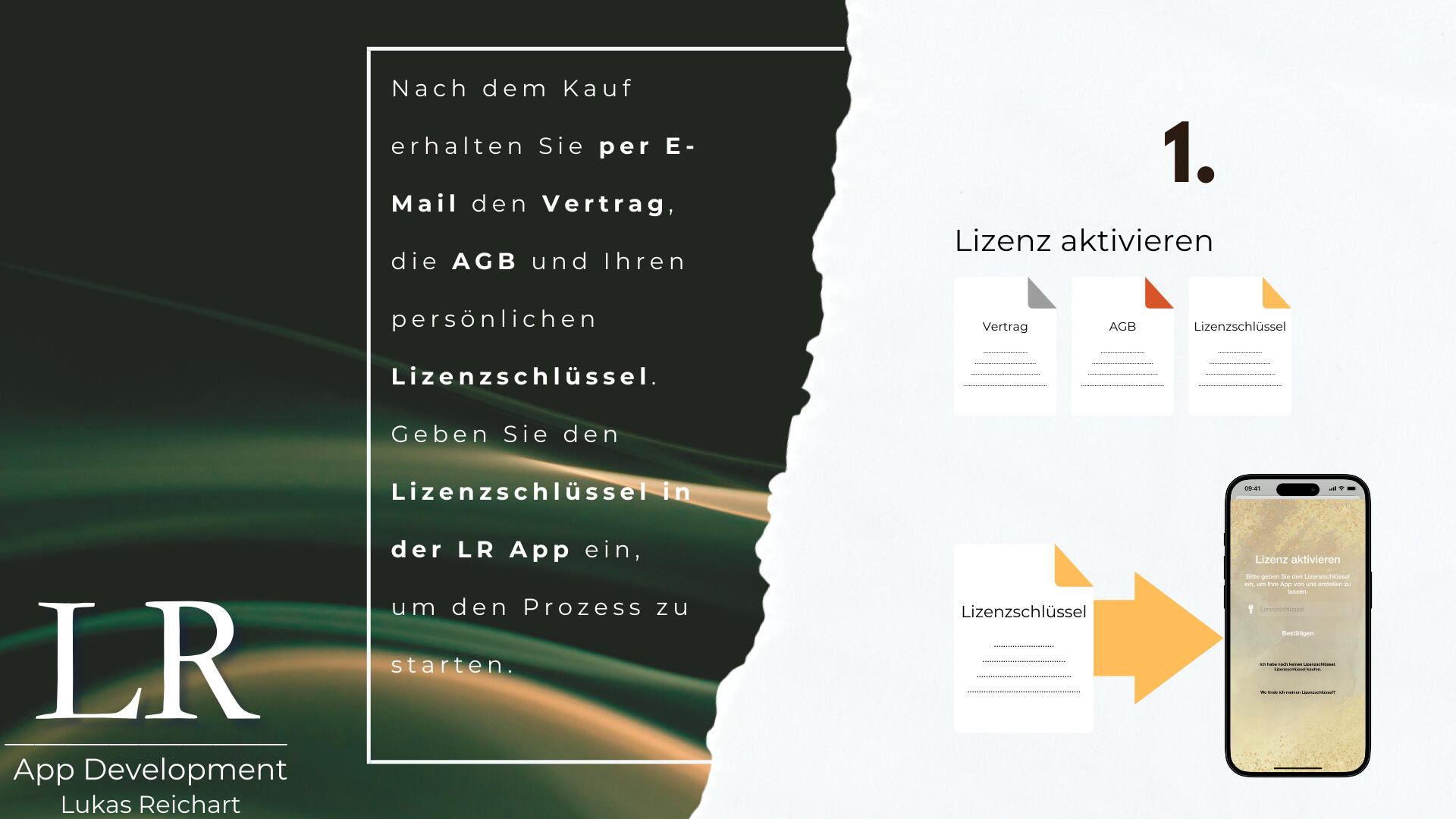 Schritt 1 Lizenz freischalten